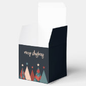 メリークリスマス抽象芸術のクリスマスツリー フェイバーボックス (オープン)