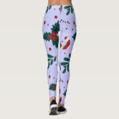 メリークリスマス抽象芸術パターン レギンス (裏面)