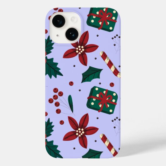 メリークリスマス抽象芸術パターン Case-Mate iPhoneケース (裏面)