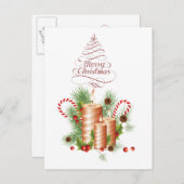 メリークリスマス招待状ポストカード インビテーションポストカード (正面/裏面)