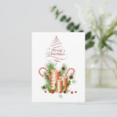 メリークリスマス招待状ポストカード インビテーションポストカード (スタンド正面)