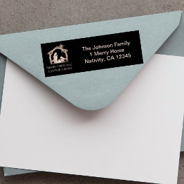 メリークリスマス救世主は生まれ出生 ラベル