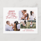 メリークリスマス数々のの願い シーズンポストカード (正面)