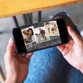 メリークリスマス数々の写真書道台本 シーズンカード