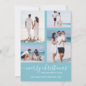 メリークリスマス数々の写真 シーズンカード (正面)