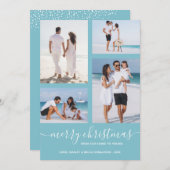 メリークリスマス数々の写真 シーズンカード (正面/裏面)
