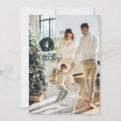 メリークリスマス数々の5フルブリードフォトコラージュ シーズンカード (裏面)