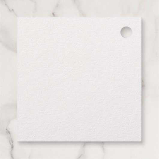 メリークリスマス文字グリーティングファミリーネーム金ゴールド フェイバータグ (裏面)