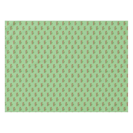 メリークリスマス文字タイポグラフィ テーブルクロス (正面(横))