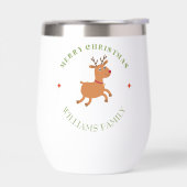 メリークリスマス文字トナカイ白 (左面)