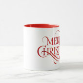 メリークリスマス文字 マグカップ (中央)