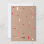 メリークリスマス新しい家の動きのお知らせ シーズンカード (裏面)