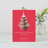 メリークリスマス新しい家の動きのお知らせ シーズンカード (スタンド正面)