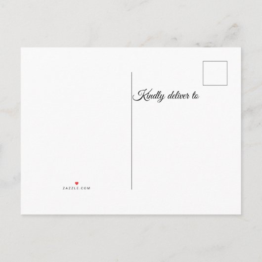 メリークリスマス新住宅引越し案内 案内ポストカード (裏面)