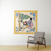 メリークリスマス新年のシンボルマウスかわいい タペストリー (インサイチュ(横))