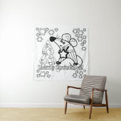 メリークリスマス新年のシンボルマウスかわいい タペストリー (インサイチュ)