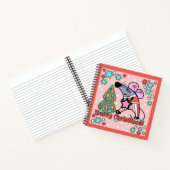 メリークリスマス新年のシンボルマウスかわいい ノートブック (内部)