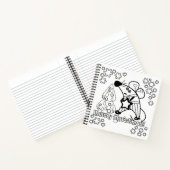 メリークリスマス新年のシンボルマウスかわいい ノートブック (内部)