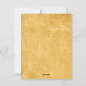 メリークリスマス新年金ゴールド幾何学写真 シーズンカード (裏面)