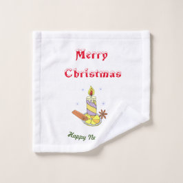 メリークリスマス新年 ウォッシュタオル