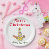 メリークリスマス新年 ペーパープレート (パーティー)