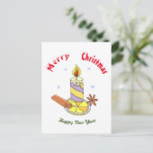 メリークリスマス新年 ポストカード (スタンド正面)