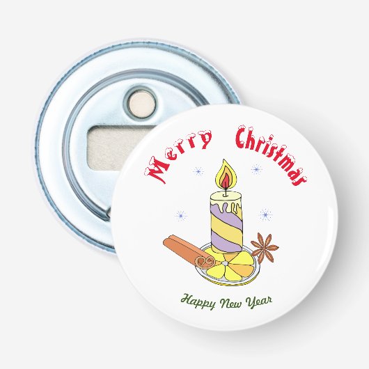 メリークリスマス新年 栓抜き (正面)