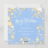 メリークリスマス新生児少年 シーズンカード (裏面)