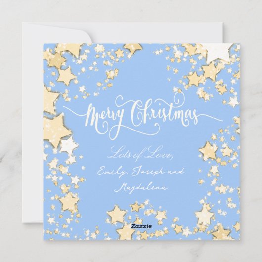 メリークリスマス新生児少年 シーズンカード (裏面)