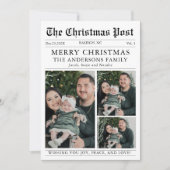 メリークリスマス新聞年レビュー写真 シーズンカード (正面)