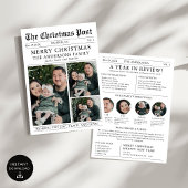 メリークリスマス新聞年レビュー写真 シーズンカード