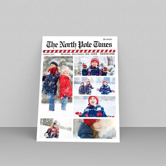 メリークリスマス新聞数々のの写真 シーズンカード