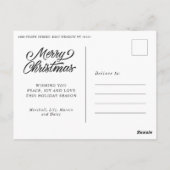 メリークリスマス明るいサンタクロース | ポストカード (裏面)