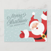 メリークリスマス明るいサンタクロース | ポストカード (正面)
