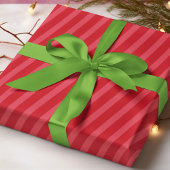 メリークリスマス書道かわいい赤素朴トラック ラッピングペーパーシート