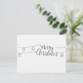 メリークリスマス書道の休日の文字列 (スタンド正面)