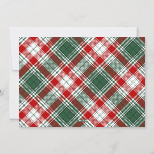 メリークリスマス書道オーバーレイ写真 シーズンカード (裏面)