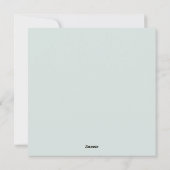 メリークリスマス書道サンタそりトナカイ シーズンカード (裏面)