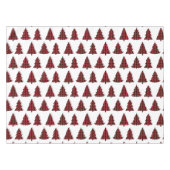 メリークリスマス書道バッファローチェックパターン テーブルクロス (正面(横))