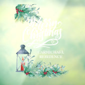 メリークリスマス書道ランタンホリーガーランド ウィンドウサイン (シート3)