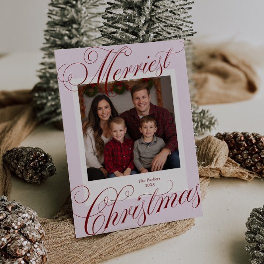 メリークリスマス書道写真 シーズンカード