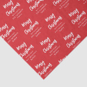 メリークリスマス書道台本シンプル赤 薄葉紙 (詳細)