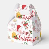 メリークリスマス書道台本 フェイバーボックス (裏面サイド)