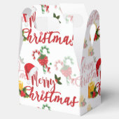 メリークリスマス書道台本 フェイバーボックス (オープン)