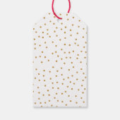 メリークリスマス書道家族の写真カスタム写真 ギフトタグ (裏面)