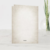 メリークリスマス書道素朴格言家族 シーズンカード (裏面)