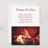 メリークリスマス最も困難な時ダークレッド シーズンカード (裏面)