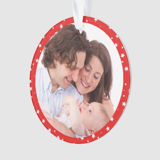 メリークリスマス最高のの祖父母 |写真 オーナメント (正面)