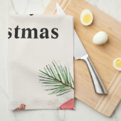 メリークリスマス最高のキッチンタオル キッチンタオル (四つ折り)