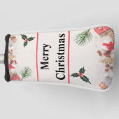 メリークリスマス最高のパターゴルフヘッドカバー ゴルフヘッドカバー (正面)